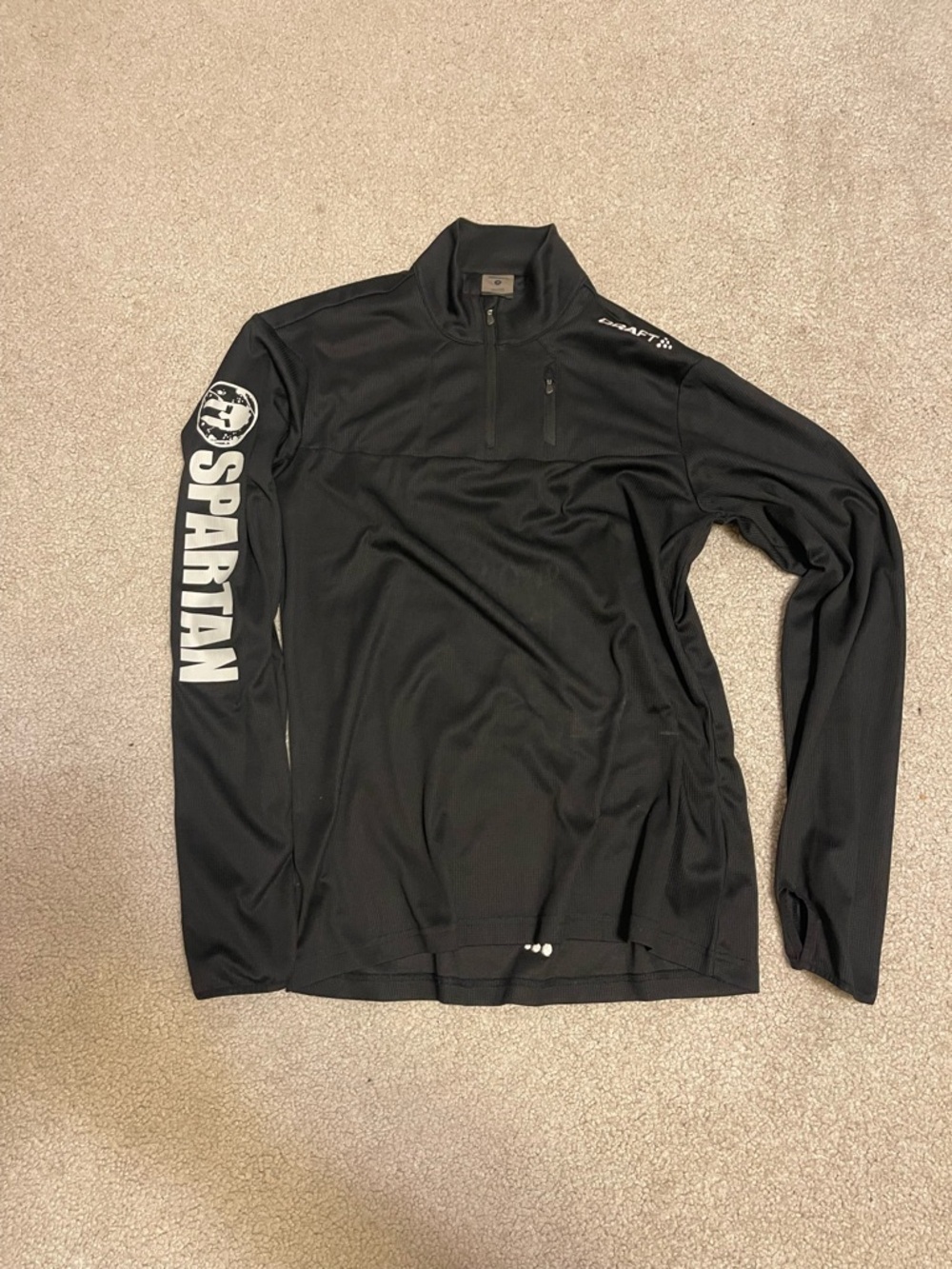 Craft Black Spartan Quarter-Zip
